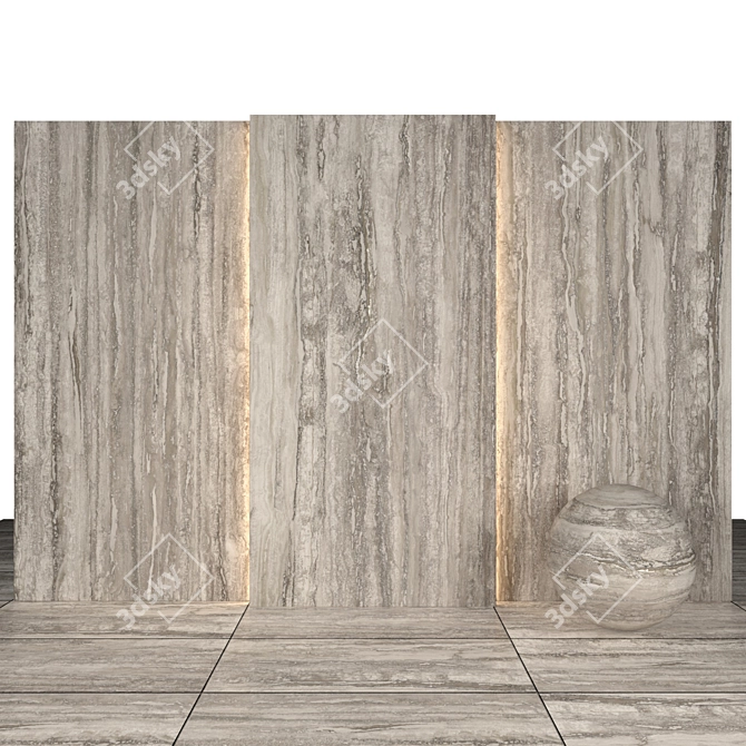 Luxury Travertine Collection 3D model image 1