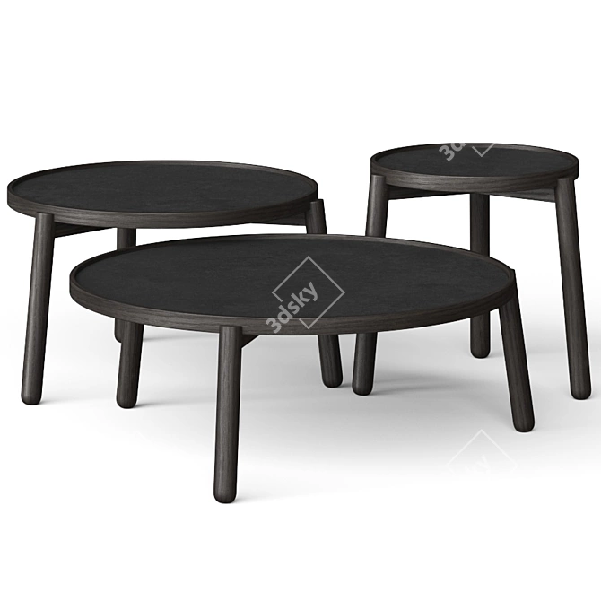 Kendo Van Coffee Tables: Stylish & Versatile 3D model image 2