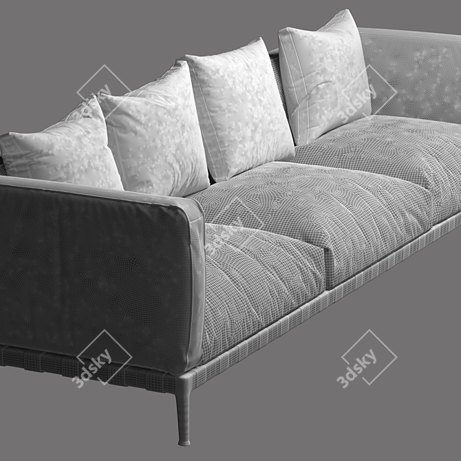 Contemporary Flexform Sofa 3D model image 3