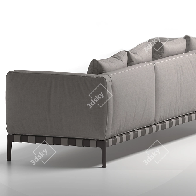 Contemporary Flexform Sofa 3D model image 5