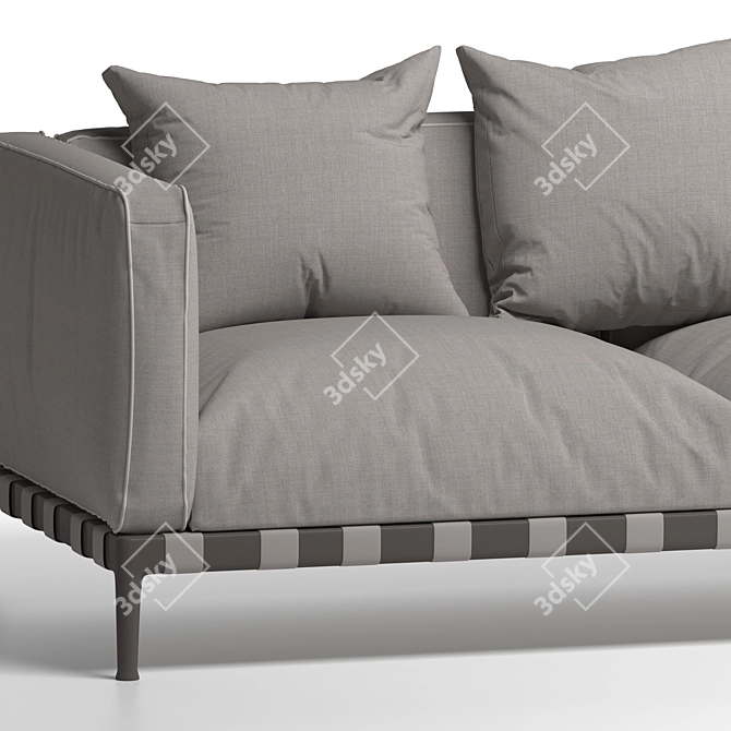 Contemporary Flexform Sofa 3D model image 6