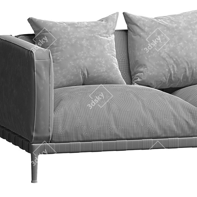 Contemporary Flexform Sofa 3D model image 10