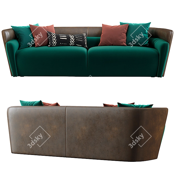 BOSS Leather Sofa 2014 | Stylish & Comfortable 3D model image 3