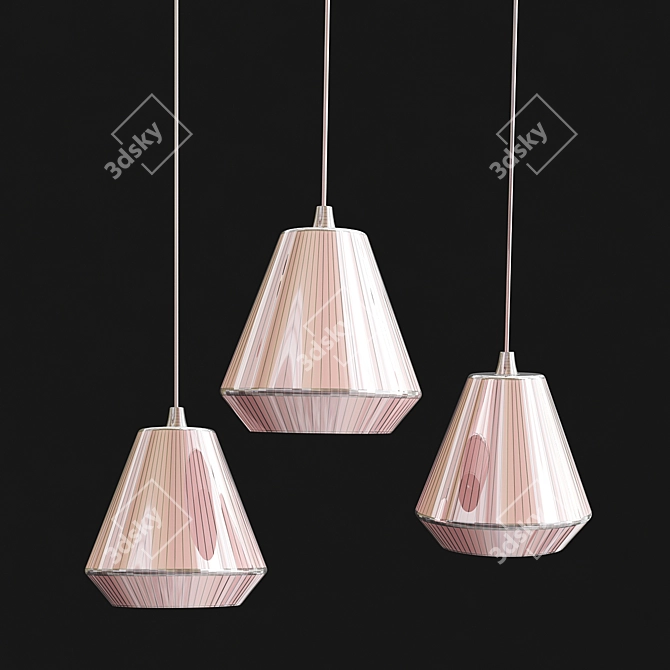 Elegant VIGO Lamp: Ø 22 × 25 cm 3D model image 2