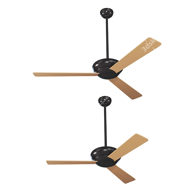 Altus Standard Ceiling Fan: Sleek, Modern Design 3D model image 4