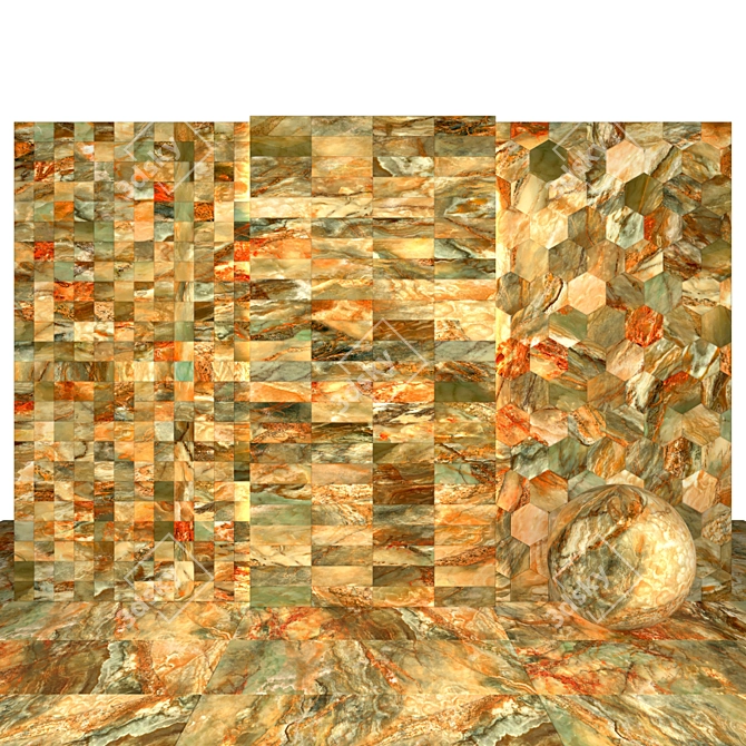 Elegant Corin Marble Collection 3D model image 3
