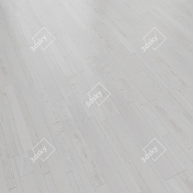 Linear Matte Laminate Flooring 3D model image 1