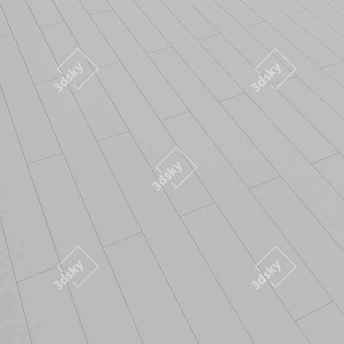 Linear Matte Laminate Flooring 3D model image 2