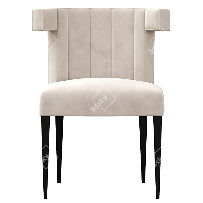 Elegant Isabella Dining Chair 3D model image 2