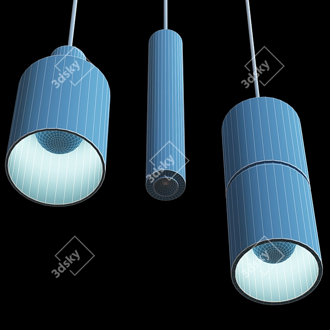 Sleek Rogerd Collection Lamps 3D model image 6