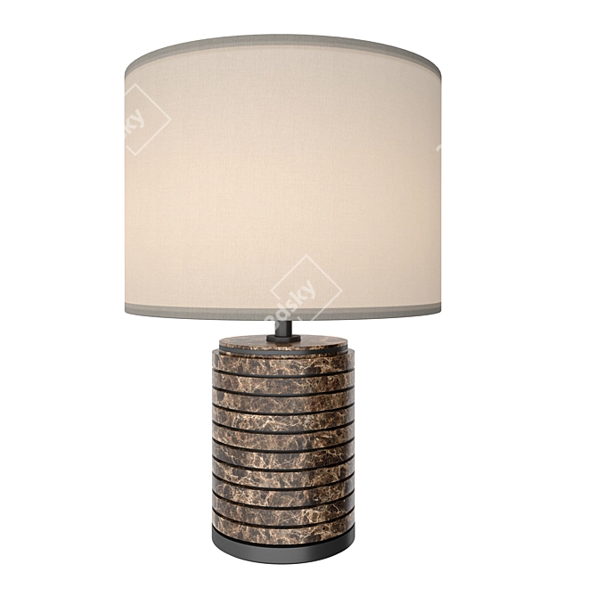 Vintage Centimeters Table Lamp 3D model image 3