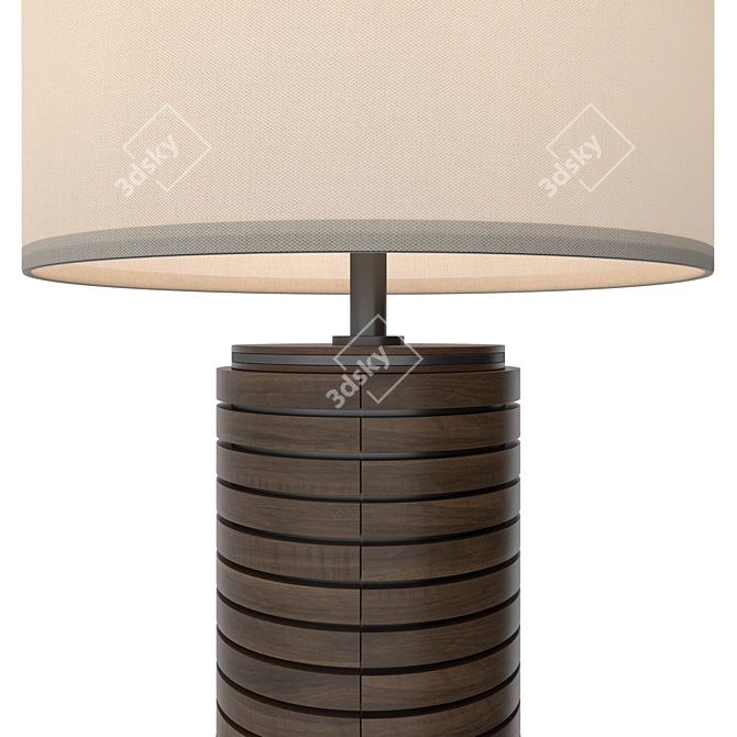 Vintage Centimeters Table Lamp 3D model image 4