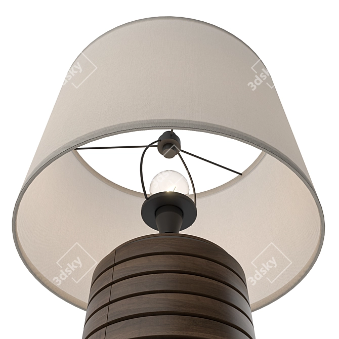 Vintage Centimeters Table Lamp 3D model image 5