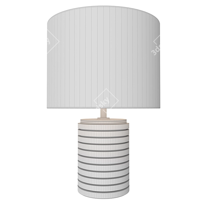 Vintage Centimeters Table Lamp 3D model image 6