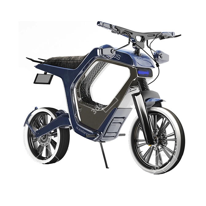 Electric Novus Bike: Powerful and Stylish 3D model image 4