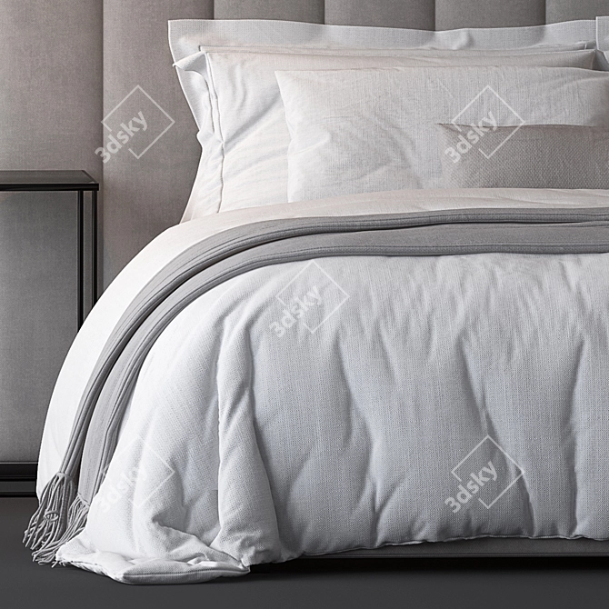 Modena: Luxury Bed by Restoration Hardware 3D model image 3