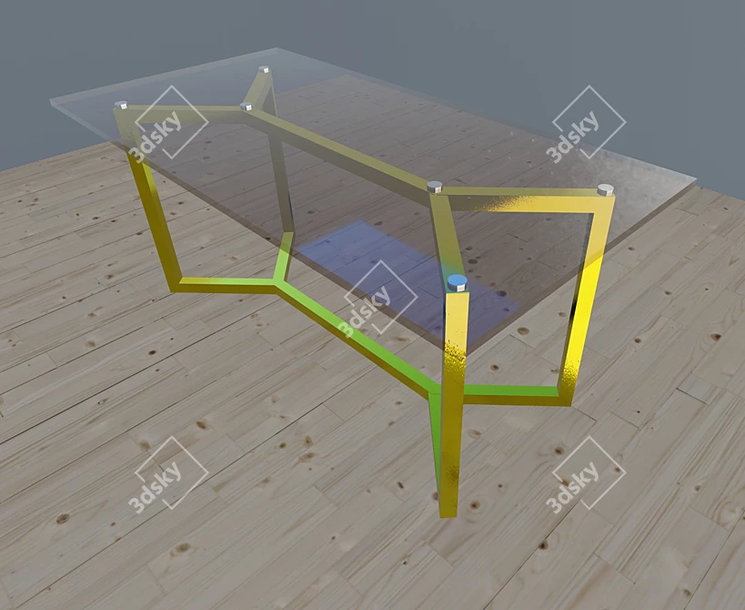 Versailles Hotel Table: Modern and Stylish 3D model image 1