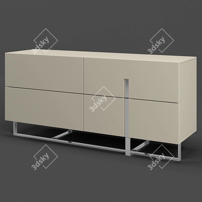 VIGO Glossy Buffet by MOD Interiors • Stylish & Functional 3D model image 3