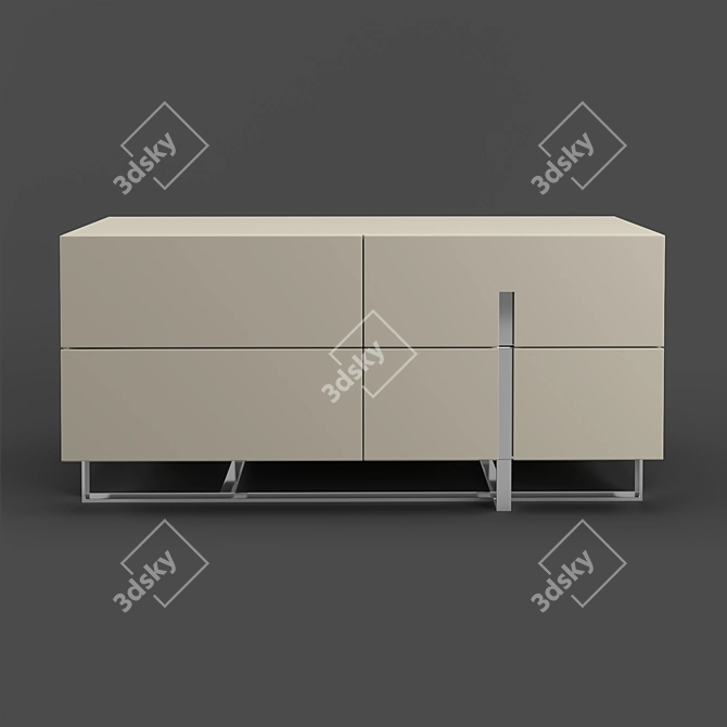 VIGO Glossy Buffet by MOD Interiors • Stylish & Functional 3D model image 4