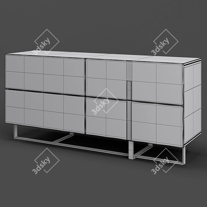 VIGO Glossy Buffet by MOD Interiors • Stylish & Functional 3D model image 5