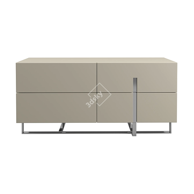 Sleek VIGO Chest of Drawers 3D model image 2