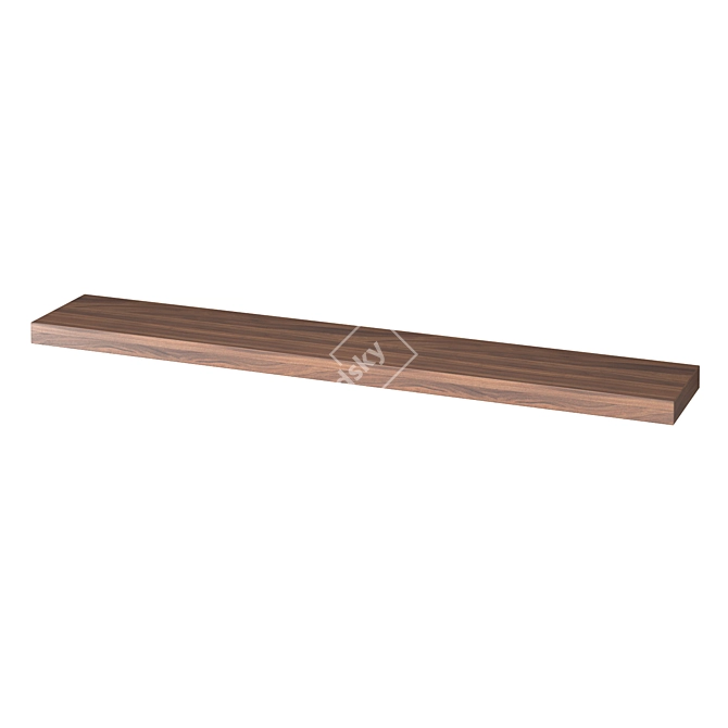 MOD Interiors RONDA Walnut Shelf 3D model image 1