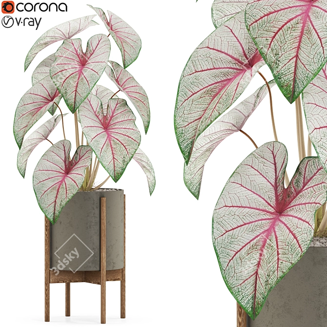 Exquisite Plants Collection: 519 3D model image 1