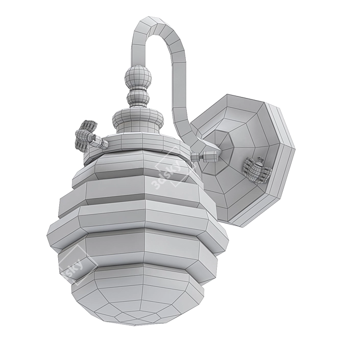 Buzzworthy Bumblebee Sconce 3D model image 2