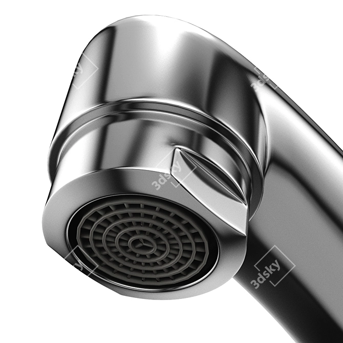 Modern Faucet F26: V-Ray & MentalRay Compatible 3D model image 4