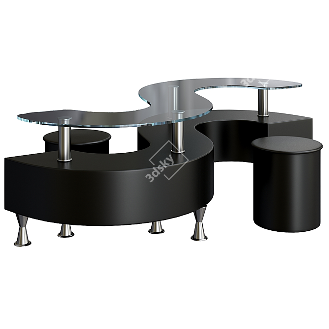 SmartMax Coffee Table 3D model image 2