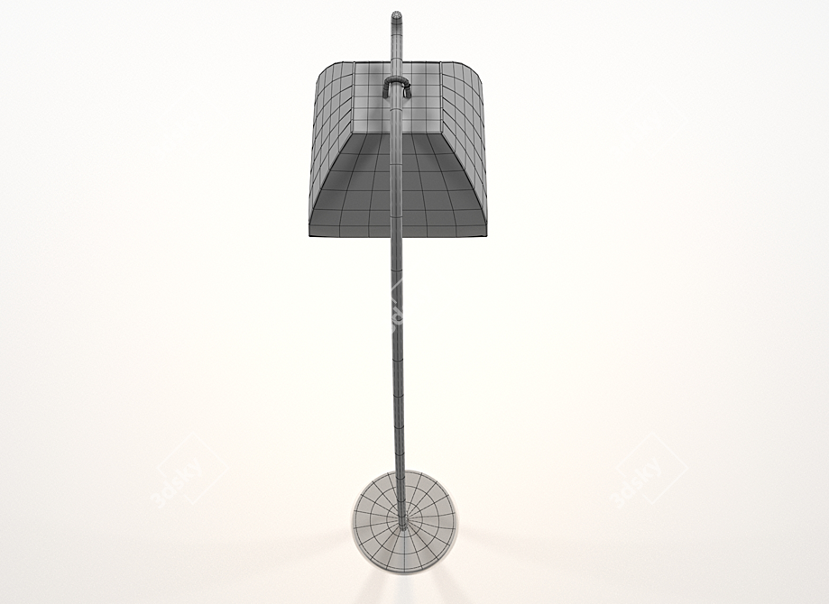 Title: Elegant Aladino Floor Lamp 3D model image 1