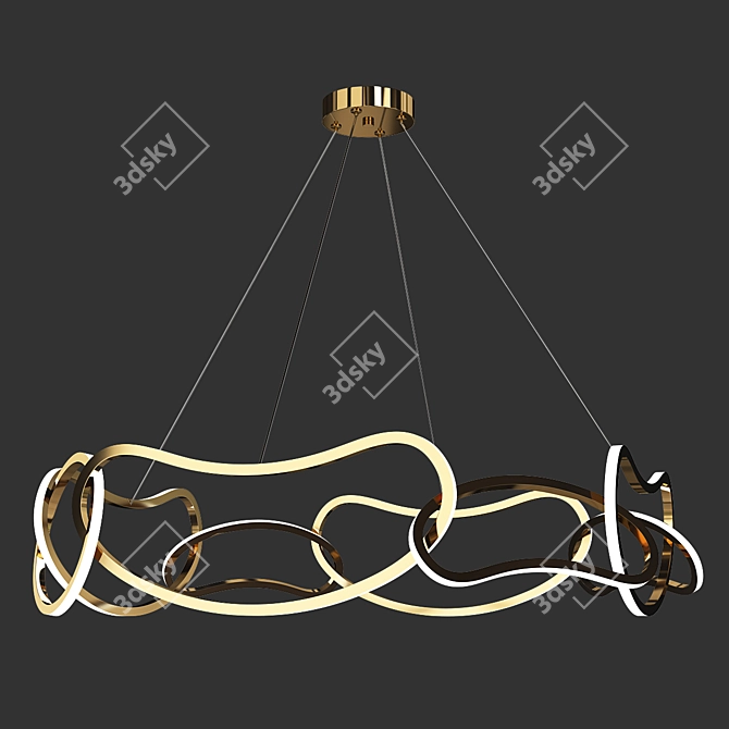 Elegant OTEA_CH Design Lamp 3D model image 1