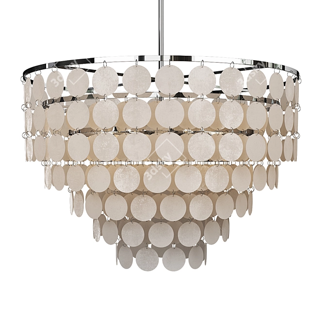 Elegant Hazel Chandelier: Timeless Beauty 3D model image 1