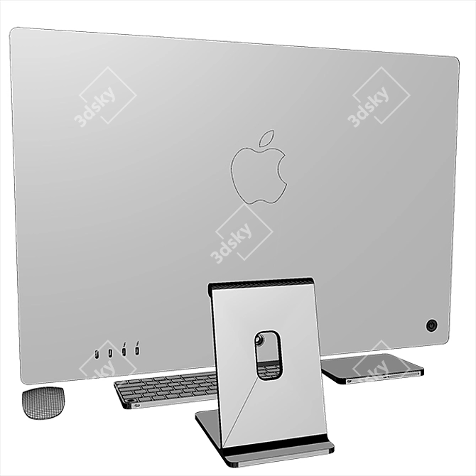 Imac 24" All Colors: Complete & Magical 3D model image 12