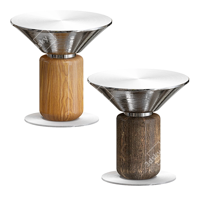 Aurora Coffee & Side Table: Sleek and Stylish 3D model image 3