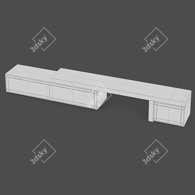 Title: MARBELLA TV Stand with OM Interiors 3D model image 3