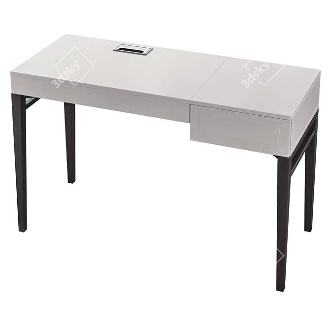 MOD Interiors MARBELLA Writing Desk - Sleek and Sophisticated Design 3D model image 1