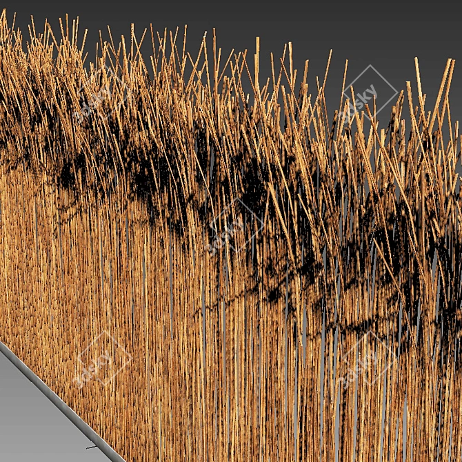 Elegant Branches Screen No. 5 3D model image 6