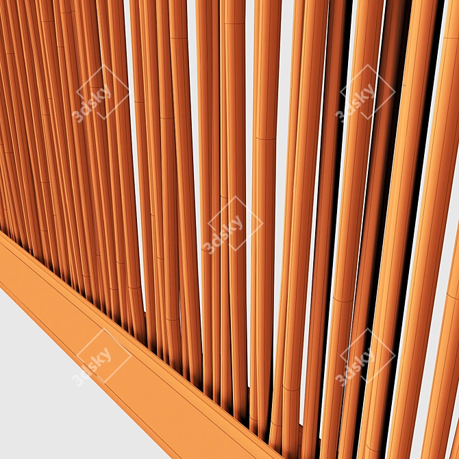 Elegant Branches Screen No. 5 3D model image 7