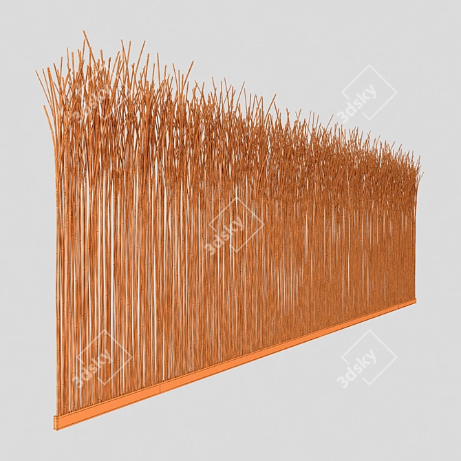 Elegant Branches Screen No. 5 3D model image 8