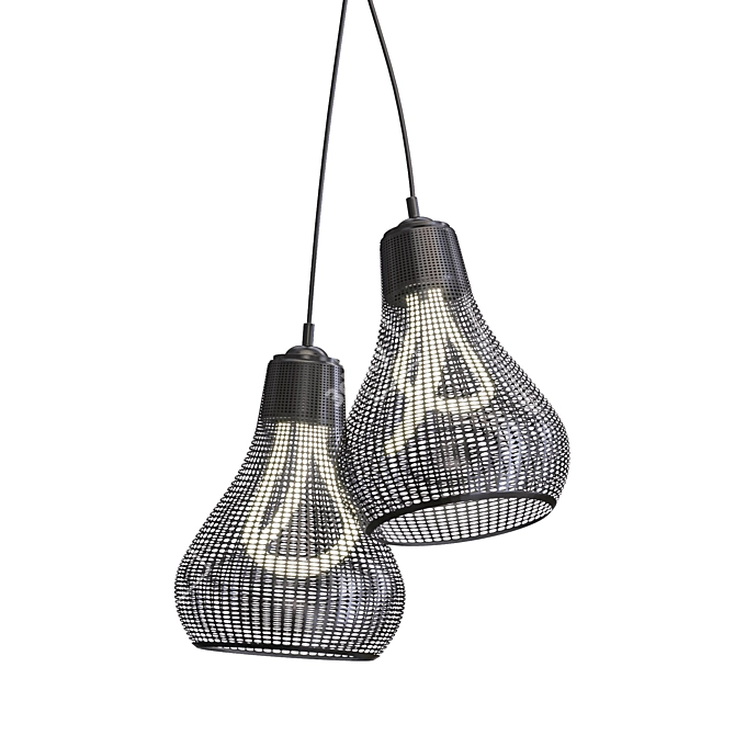 Plumen 3D Printed Kayan Pendant 3D model image 1