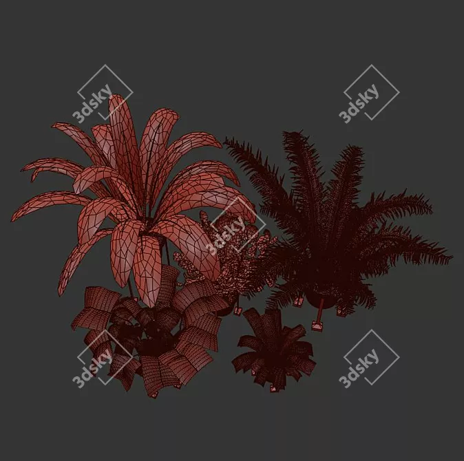 Green Living: Indoor Plant Vol 01 3D model image 6