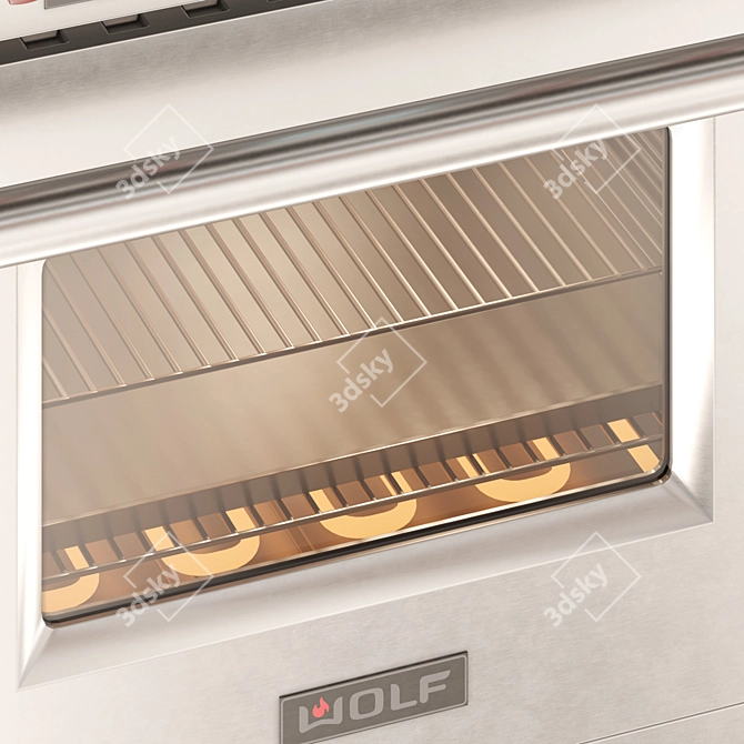 Wolf Oven 48" American Style 3D model image 4