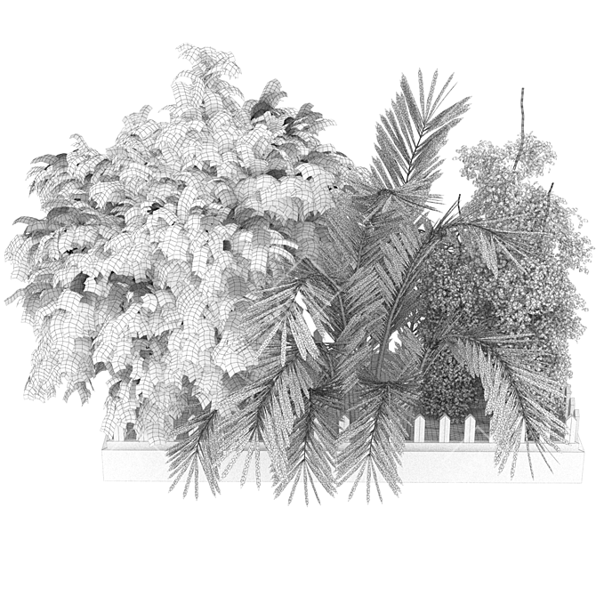 Vol 190 Plant Collection: High-Quality, Lightweight 3D model image 4