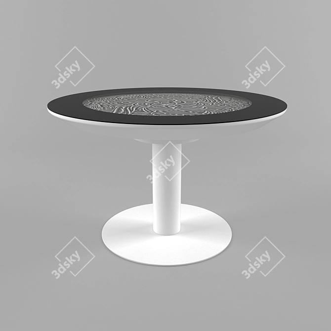  OM Kinetic Sand Table: Artful Design & Illuminated Surface 3D model image 1