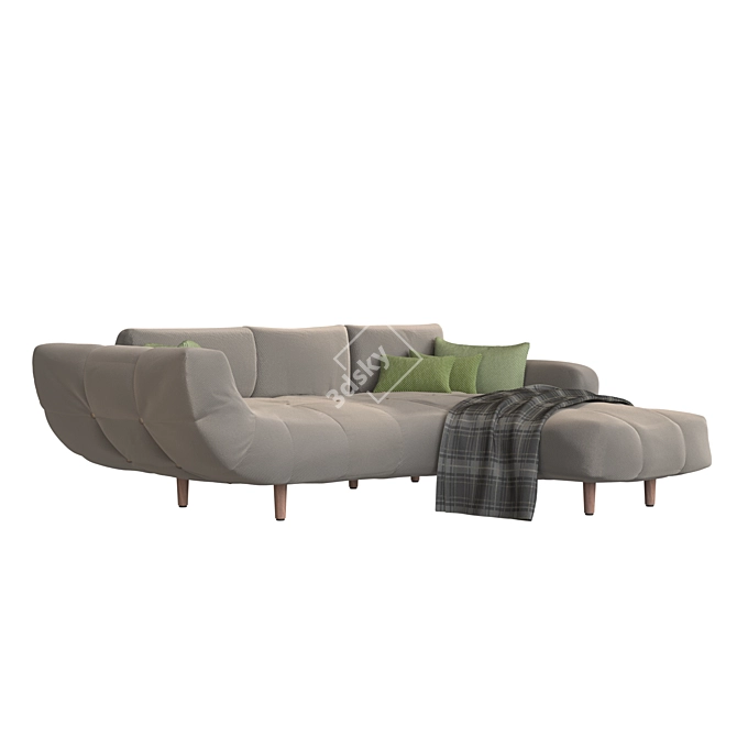 CozyModular Sofa 3D model image 1