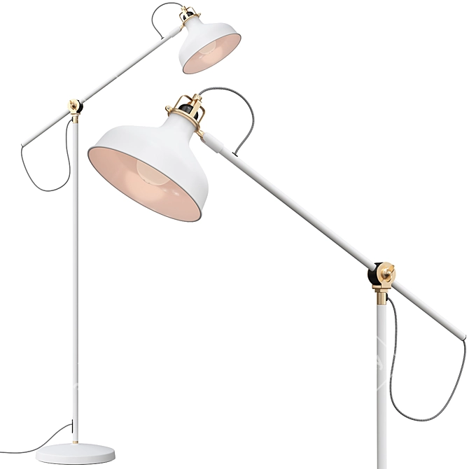 Ranarp Floor Reading Lamp 3D model image 2