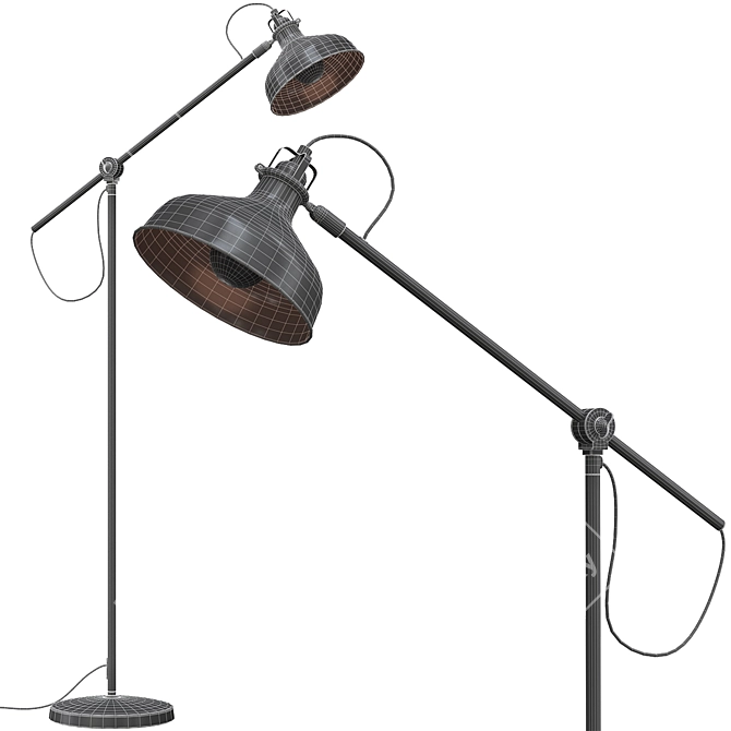 Ranarp Floor Reading Lamp 3D model image 6