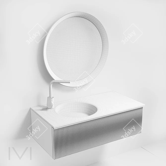 Elegant Bathroom Furniture - VIVOMOBILI 3D model image 2