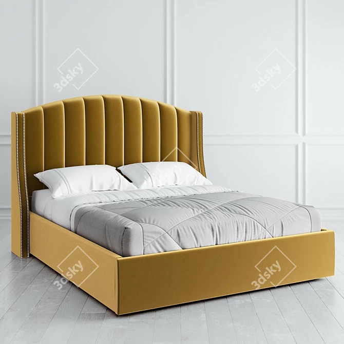 Modern Lift Mechanism Bed 3D model image 2